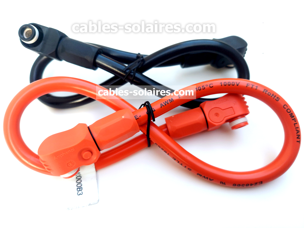 Sunsynk IP65 Medium Cable Set – 50cm – Modular Expansion up to 170kWh